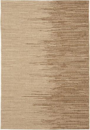 AFK Living Alfombra interior de exterior de estilo &eacute;tnico beige 120 x 170 cm