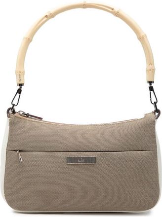 Gucci Pre-owned Gucci GG Canvas Bamboo Top Handle Top Handle Bag Ladies OS2IQXC9I55284PN