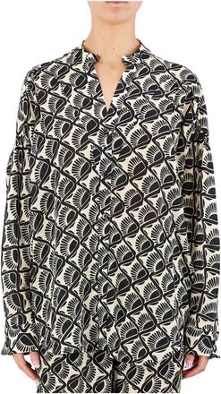 Seventy Gedrukt Casual Overhemd - Dames - Overhemden - Veelkleurig - S - Overhemden
