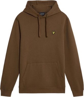 Lyle & Scott Hoodies & sweatvesten, Heren, Bruin, S, Katoen, Pullover Hoodie