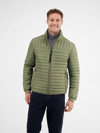 Lerros Steppjacke LERROS LERROS Leichter Herren Steppblouson, Herren, Gr. L, gr&uuml;n (sage gr&uuml;n), 100% Polyester, Jacken Steppjacke, Keine Angabe