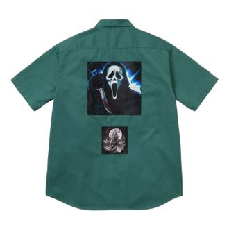 SUPREME x Ghostface SS26 S/S Work Shirt Work Green SUP-SS26-210-GRN