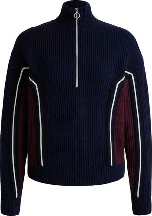 Fusalp half-zip ribbed jumper - Blue