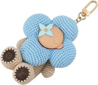 Louis Vuitton Pre-owned Accessories, female, Multicolor, Size: ONE SIZE Pre-owned Cotton Key-holders