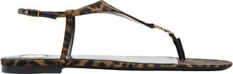 Saint Laurent Cassandre Sandalen - Dames - Sandalen - Veelkleurig - 36 EU - Leer - Schoenen