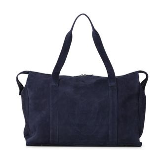TR HANDSCHUHE WIEN Grote Weekendtas - Heren - Weekendtassen - Blauw - ONE Size - Leer - Tassen