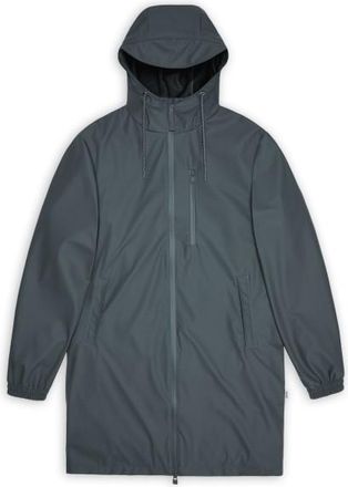 Rains Long Storm Breaker W3 Regenmantel - Unisex | blau