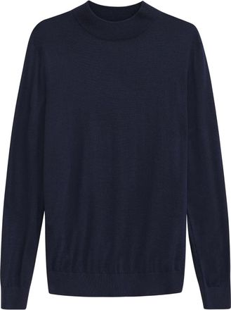 Bugatti Hoodies & sweatvesten, Heren, Blauw, 2Xl, Rolkraag Sweatshirt