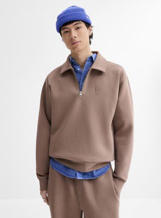 Djab Mens Washed double-knit Polo Shirt sweatshirt DJAB 101 Loose fit