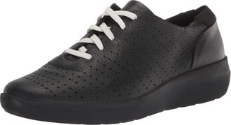 Clarks Womens Kayleigh Aster Oxford, Black Leather, 4.5 UK