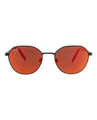 Maui Jim Round-Frame Metal Sunglasses