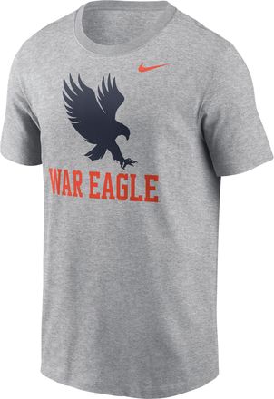 Nike Auburn Primetime Logo Mantra Nike Mens College T-Shirt in Grey | N19906GAUN-TZL