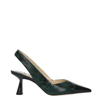 Jimmy Choo London Liya Mujers Sandalias Piel Verde/Verde Oscuro