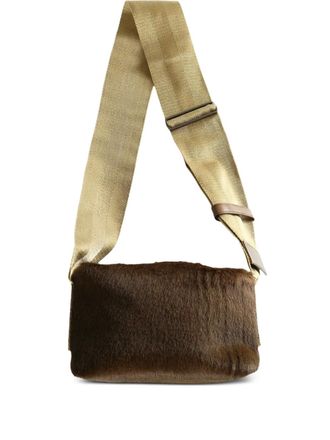 Uma Wang small leather shoulder bag - women - Leather - One Size - Brown