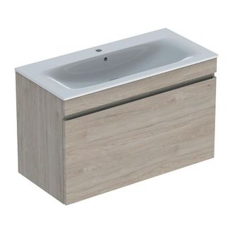 Keramag Keramag - Geberit Renova Plan Set Con Lavabo Y Mueble Bajo Lavabo, 1 Caj&oacute;n