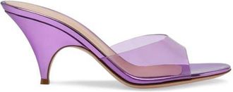 Gianvito Rossi Sofia Mule 70 Mules in Purple Tpu at Nordstrom, Size 37.5