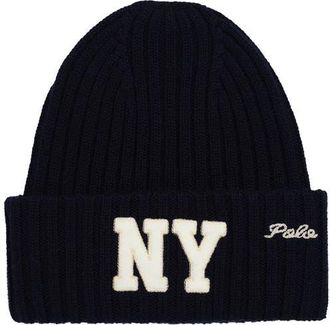Polo Ralph Lauren Polo Ny Rib Beanie in Newport Navy at Nordstrom