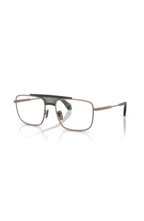 Moncler 56mm Rectangle optical glasses in Brown at Nordstrom