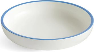 HAY Sobremesa Servierschale, large, weiss / blau