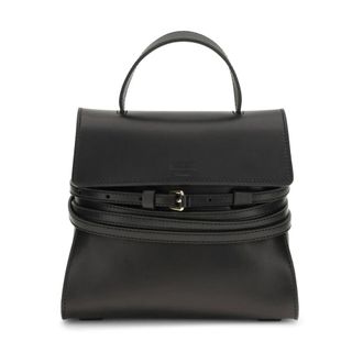 Moschino Handbags, female, Black, Size: ONE SIZE Tie Me Small Bag