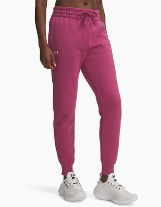 Under Armour Womens UA Rival Solid Slim Joggers - Red - Size: 16 xl
