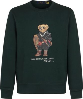 Polo Ralph Lauren Heren, Sweatshirts & Hoodies, Groen, Maat: XS Katoen