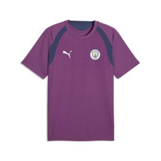 Puma Maglia da training aderente del Manchester City da uomo, Accessori, Viola, 3XL
