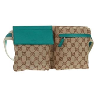 Gucci Pre-owned Canvas Belt Bag - - Pre-owned - Donna - Beige - ONE SIZE