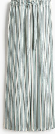 H&M Kordelzughose aus Twill - Turquoise