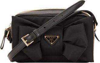 Prada Shoulder Bag - Dames - Schoudertassen - Zwart - ONE Size - Leer - Tassen