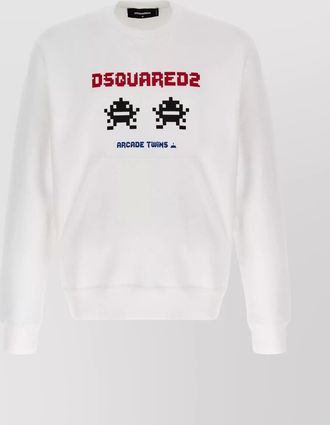 Dsquared2 logo print regular-fit sweatshirt