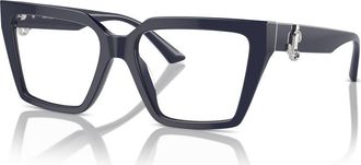 Jimmy Choo London 52mm Cat Eye optical glasses in Blue at Nordstrom