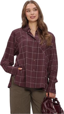 Refined Department Refined Department - Naro Blouse - Dames - Blouses & Shirts - Rood - Maat: XL Viscose