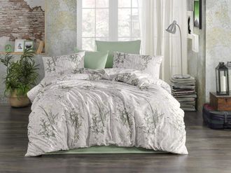 Blanc Avenue Juego de funda de edred&oacute;n 240x220 cm+ 2 FA 65x65 cm 100% algod&oacute;n