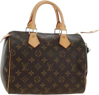 Louis Vuitton Pre-owned Hand Bag - Dames - Vintage Handtas - Bruin - ONE Size - Leer - Vintage