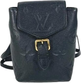 Louis Vuitton Tweedehands Canvas Louis Vuitton tassen - Dames - Vintage Rugzakken - Zwart - ONE Size - Vintage