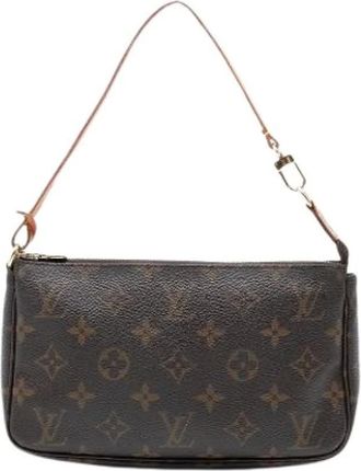 Louis Vuitton Pre-owned Shoulder Bags, female, Brown, Size: ONE SIZE Pre-owned Vintage Shoulder Bag