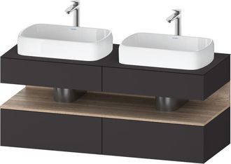 Duravit Duravit Qatego Consola Mueble Bajo Lavabo, 2 Extensiones, 2