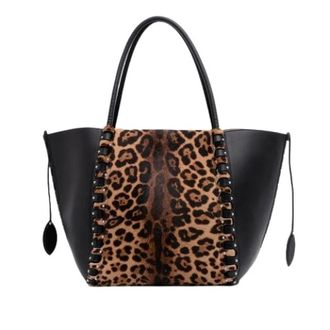 Alaia Pre-owned Tote Bags, female, Multicolor, Size: ONE SIZE Pre-owned Pony Hair Tote