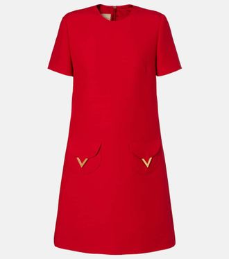 Valentino Crepe Couture VGold minidress