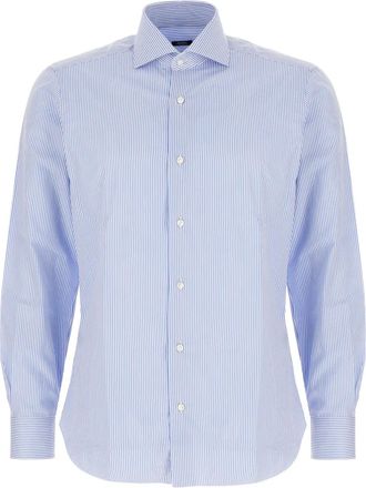 Barba Camicia a righe - Blu