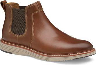 Johnston & Murphy Upton Chelsea Boot in Tan Full Grain at Nordstrom, Size 10