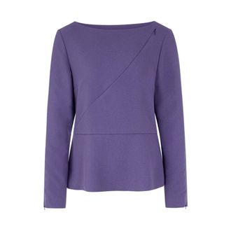 Marc Cain Blouses - Dames - Blouses & Shirts - Paars - Maat: XS Leer