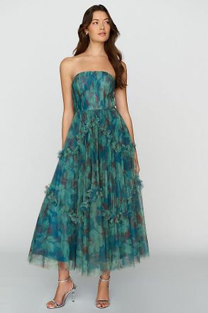 Hutch Strapless Bustier Maxi Dress