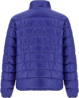 Moncler Mens Blue Polyamide Full-Length Jacket Clothing