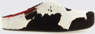 Marni Sabot in cavallino con stampa animalier e punta tonda
