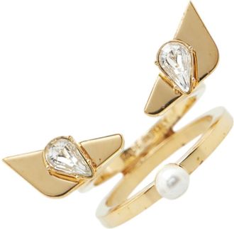 Fendi Gold Band Ring (Pre-Owned)