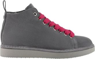 Panchic Grijze Sneakers - Dames - Sneakers - Grijs - 40 EU - Leer - Schoenen