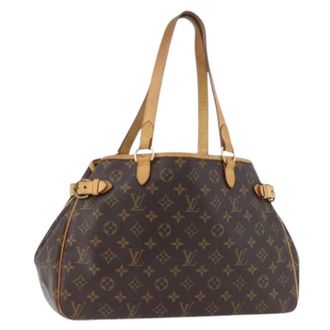 Louis Vuitton Pre-owned Shoulder Bags, female, Brown, Size: ONE SIZE Pre-owned Batignolles Horizontal Tote Bag