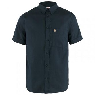 Fj&auml;llr&auml;ven &Ouml;vik Travel Shirt S/S Hemd f&uuml;r Herren | blau
